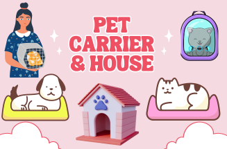 PET CARRIER AND HOUSE