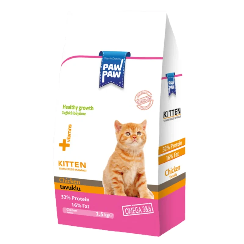 Paw Paw Kitten Cat Food Chicken 1.5KG Price in BD