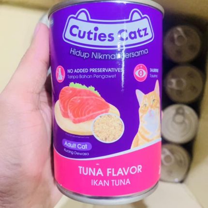 Cuties Catz Adult Canned Food with Tuna Flavour 400g Price In Bd. All In One Shop BD