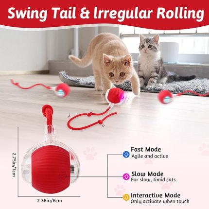 Smart Cat Roller Ball with Motion Sensor Price In Bd